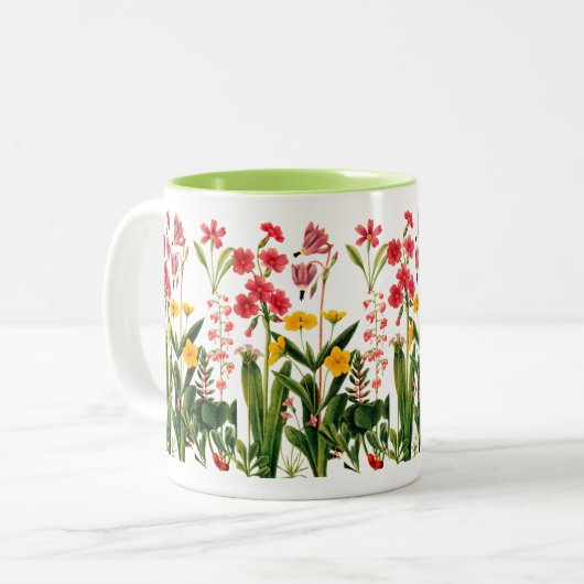 Tasse de café de fleurs sauvages de montagne (Devant gauche)