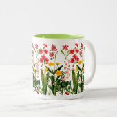 Tasse de café de fleurs sauvages de montagne (Devant droit)