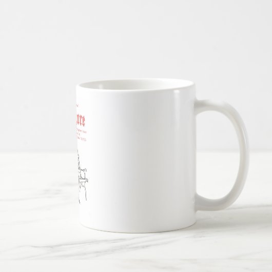 Tasse de café de fonte de Ruddigore (Droite)
