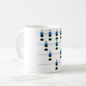 Tasse de café de Foosball (Devant gauche)