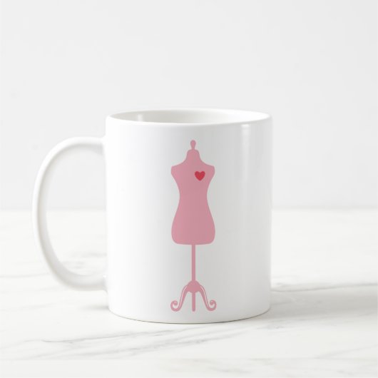 Tasse de café de forme de robe (Gauche)