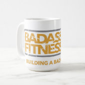 Tasse de café de forme physique de Badass (Devant gauche)