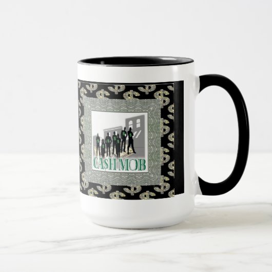 Tasse de café de fortunes de foule d'argent (Droite)