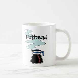 Tasse de café de fumeur de marijuana