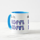 Tasse de café de Gallois : Hoffi Coffi, motif (Devant gauche)