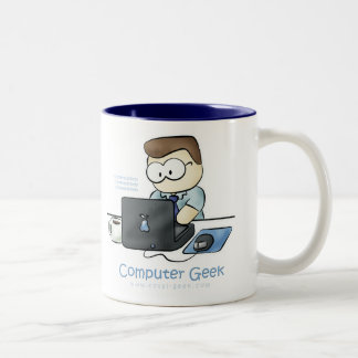 tasse de café de geek d'ordinateur