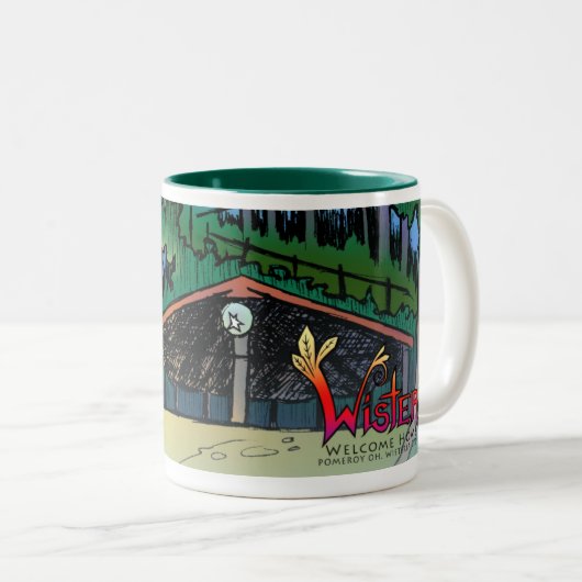 Tasse de café de glycines (Devant droit)