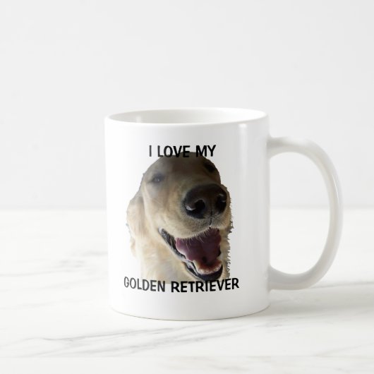 Tasse de café de golden retriever (Droite)