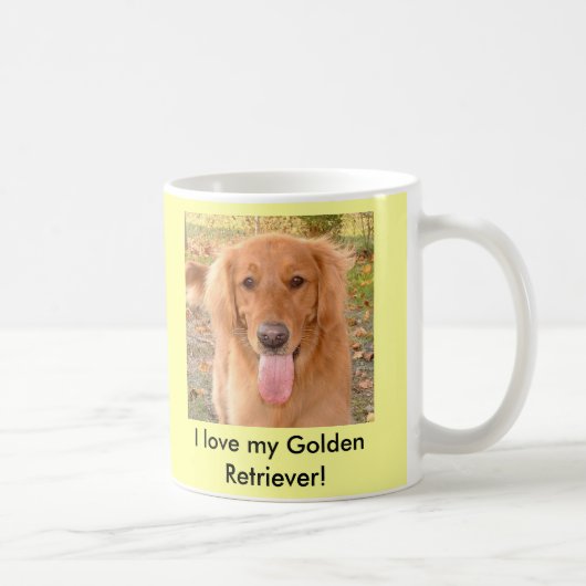 Tasse de café de golden retriever (Droite)