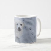 Tasse de café de golden retriever (Devant droit)