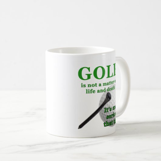 Tasse de café de golf (Devant droit)