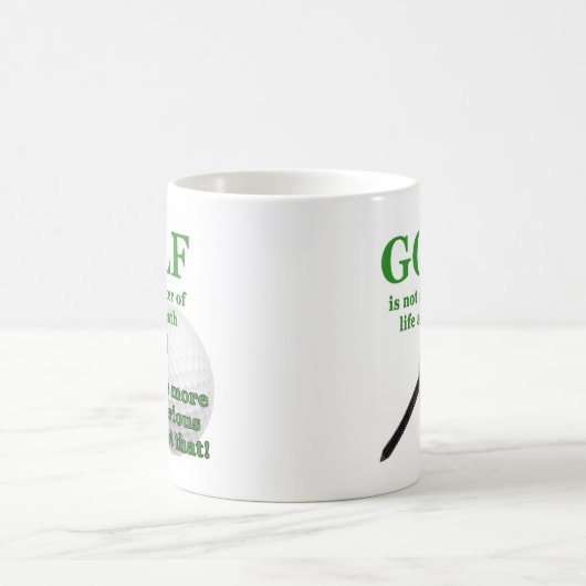 Tasse de café de golf (Centre)