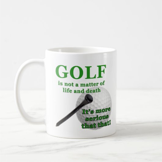 Tasse de café de golf (Gauche)