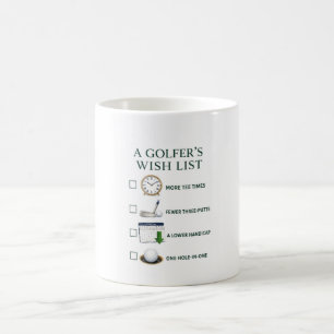 Tasse de café de golf Humour de golfeur Cadeau Cit