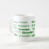 Tasse de café de grand-papa (vert) (Devant gauche)