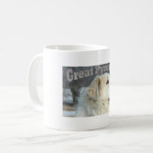 Tasse de café de Grands Pyrénées (Devant gauche)