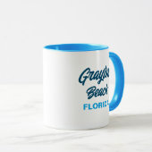 Tasse de café de Grayton Beach Floride (Devant droit)