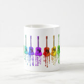 Tasse de café de guitares acoustiques (Centre)