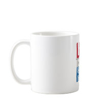 Tasse de café de haine d'atouts d'amour