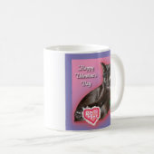 Tasse de café de heureuse Sainte-Valentin (Devant droit)