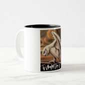 Tasse de café de hibou de Whyte de guerrier (Devant gauche)