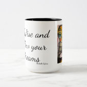 Tasse de café de hibou !  Soyez sage et suivez vos (Centre)