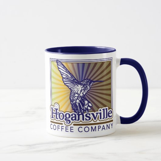 Tasse de café de Hogansville avec la conception (Droite)