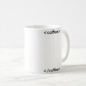 Tasse de café de HTML (Devant droit)