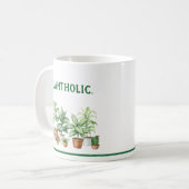 Tasse de café de jardinage propre avec écriture mo (Devant gauche)