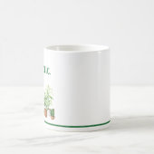 Tasse de café de jardinage propre avec écriture mo (Centre)