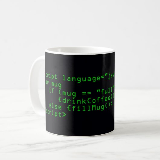 Tasse de café de Javascript (Devant gauche)
