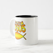 Tasse de café de Jésus d'équipe (Devant gauche)