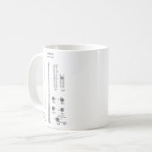 Tasse de café de jeu de piscine de modèle de (Devant gauche)