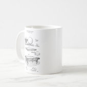 Tasse de café de jeu de piscine de modèle de (Devant gauche)