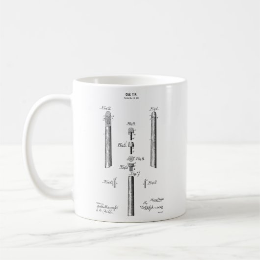 Tasse de café de jeu de piscine de modèle de (Gauche)