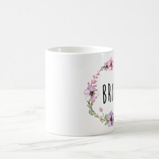 Tasse de café de jeune mariée (Centre)