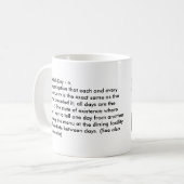 Tasse de café de jour de Groundfob (Devant gauche)