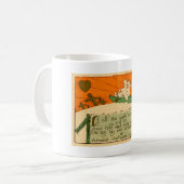 Tasse de café de Joyeux Noël de bibliothèque de (Devant gauche)