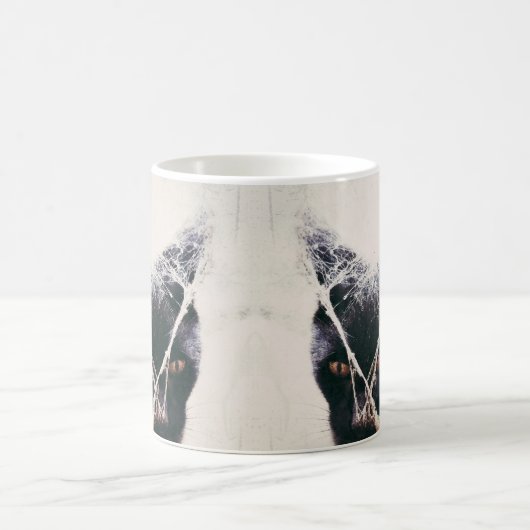 Tasse de café de Kitty de Web d'épi de brouillard (Centre)