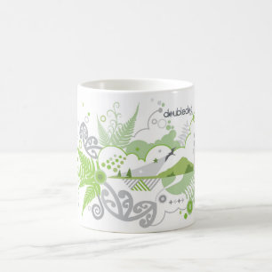 Tasse de café de kiwi de médias de Doubledot