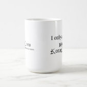 Tasse de café de Kona - j'accepte seulement le (Centre)