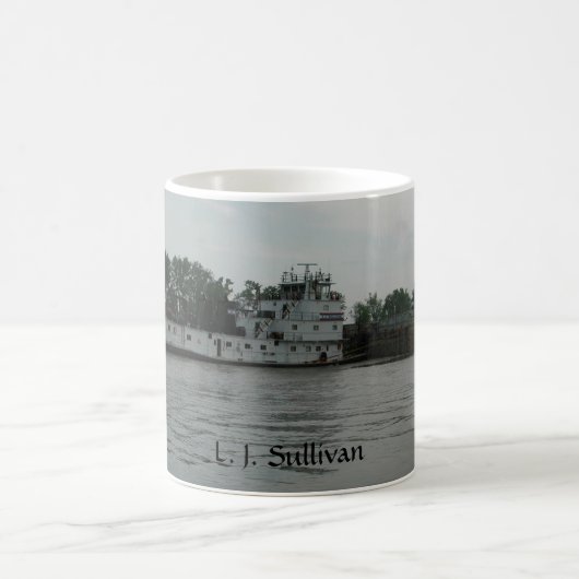 Tasse de café de L.J. Sullivan de Towboat par Janz (Centre)