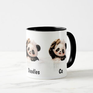Tasse de café de la boutique Panda Doodles Co