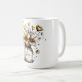 Tasse de café de la chaleur d'un beau foyer (Devant droit)