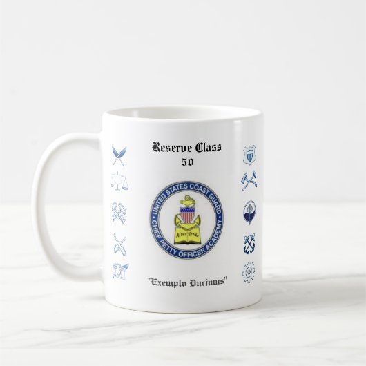 Tasse de café de la classe 50 de réservation (Gauche)