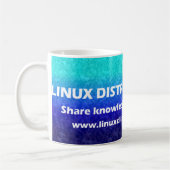 Tasse de café de la Communauté de Linux Distro (Gauche)