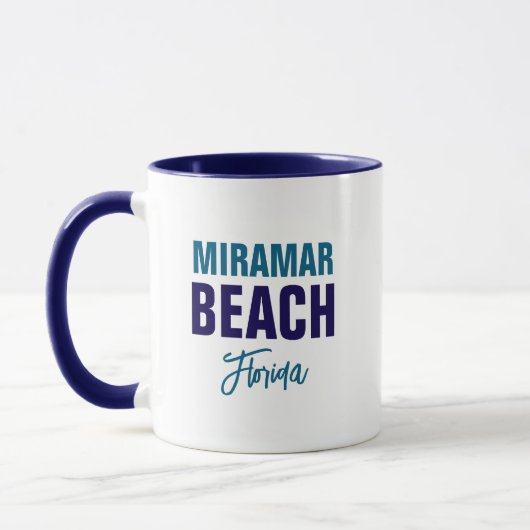 Tasse de café de la plage de Miramar Floride (Gauche)