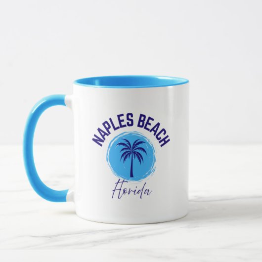Tasse de café de la plage de Naples Floride (Gauche)