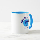 Tasse de café de la plage de Pensacola Floride (Devant droit)