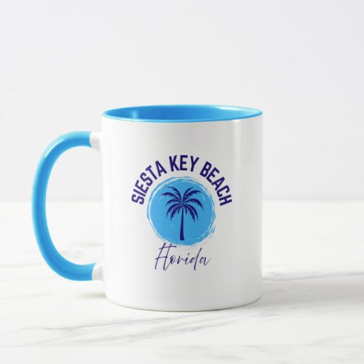 Tasse de café de la plage de Siesta Key Floride (Gauche)